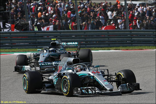 Льюис Хэмилтон и Валттери Боттас