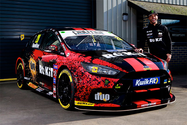 Николас Хэмилтон и его гоночный Ford Focus RS