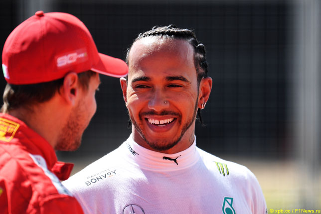 Себастьян Феттель и Льюис Хэмилтон