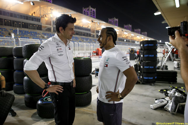 Тото Вольфф и Льюис Хэмилтон