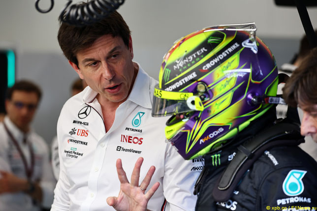 Тото Вольфф и Льюис Хэмилтон, 2023 год