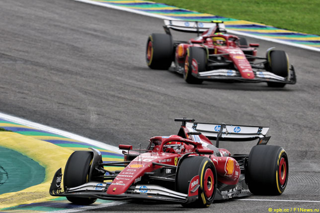 Шарль Леклер и Льюис Хэмилтон