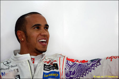 Льюис Хэмилтон на Гран При Индии