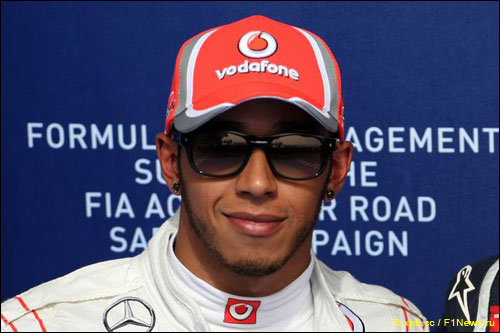 Льюис Хэмилтон на Гран При Бахрейна