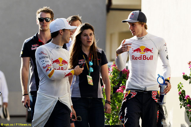 Пьер Гасли и Брендон Хартли