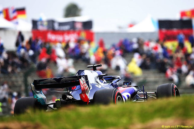 Брендон Хартли во время квалификации в Сузуке