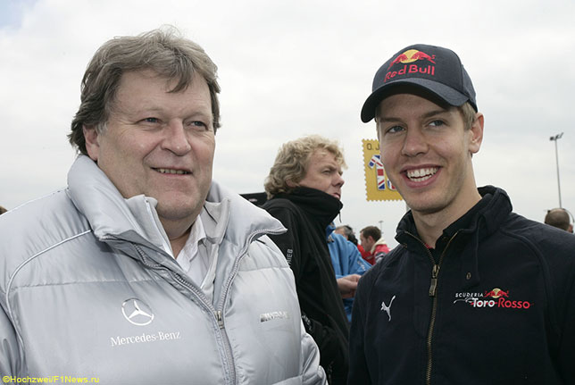 Норберт Хауг и Себастьян Феттель, 2008 год