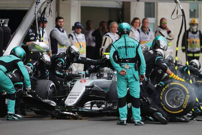 Гран При Мексики. Пит-стоп Нико Росберга