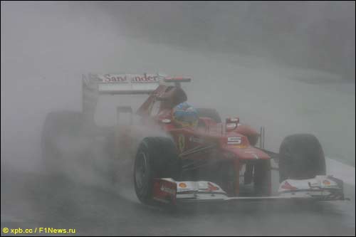 Фернандо Алонсо на Гран При Великобритании