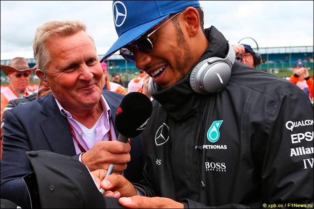 Джонни Херберг и Льюис Хэмилтон