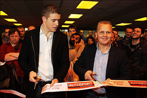Херберт и Пол ди Реста на шоу журнала Autosport