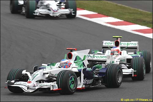 Дженсон Баттон и Рубенс Баррикелло