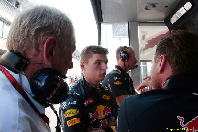 Хельмут Марко, Макс Ферстаппен и Кристиан Хорнер