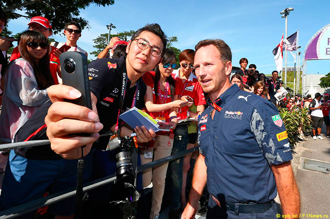 Кристиан Хорнер перед стартом Гран При Малайзии