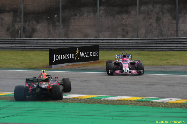 Гран При Бразилии. Инцидент между Максом Ферстаппеном и Эстебаном Оконом