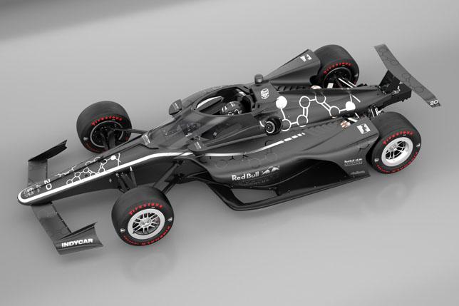 Aeroscreen на машине IndyCar