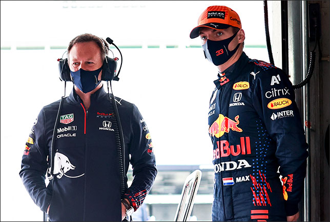 Кристиан Хорнер и Макс Ферстаппен, фото пресс-службы Red Bull Racing