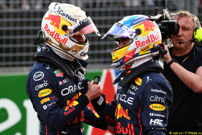 Макс Ферстаппен и Серхио Перес