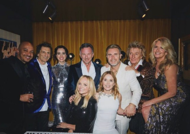 Кристиан Хорнер и его гости, фото из социальных сетей