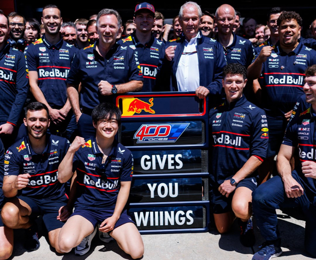 В Red Bull Racing отмечают 400-ю гонку, фото пресс-службы команды