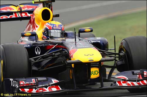 Себастьян Феттель во время квалификации в Альберт-парке