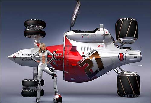 Одна из работ Даниэля Симона, представленных в книге Cosmic Motors