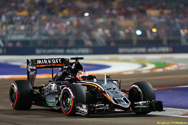 Нико Хюлкенберг в Сингапуре