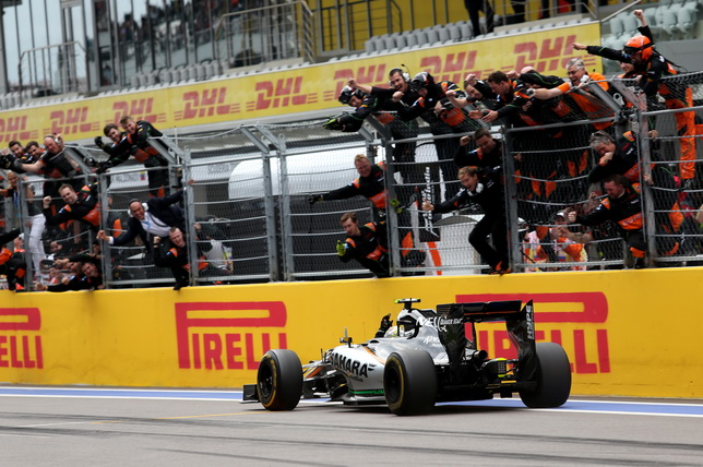 Гран При России. Серхио Перес