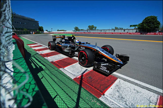 Серхио Перес на прошлогоднем Гран При Канады