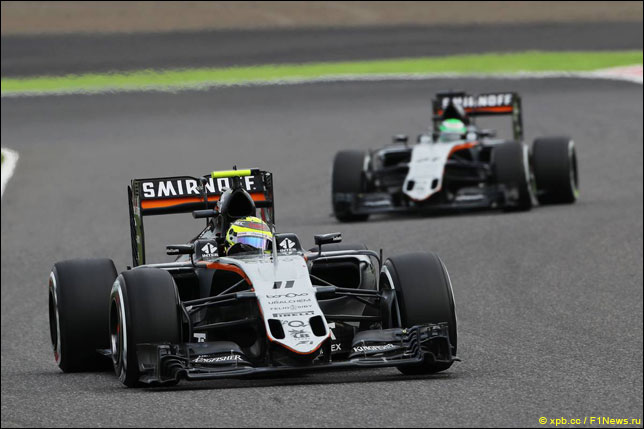 Серхио Перес и Нико Хюлкенберг