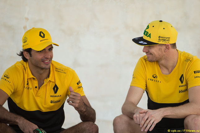 Карлос Сайнс и Нико Хюлкенберг