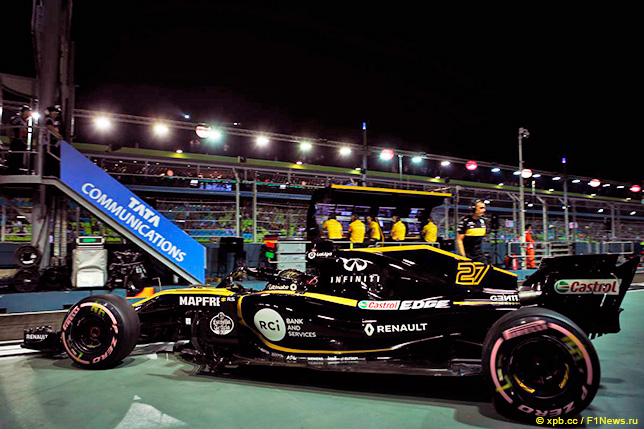 Нико Хюлкенберг в Сингапуре