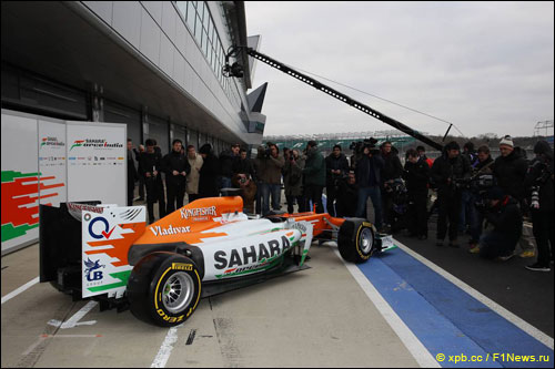 Презентация Force India в Сильверстоуне
