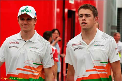 Нико Хюлкенберг и Пол ди Реста