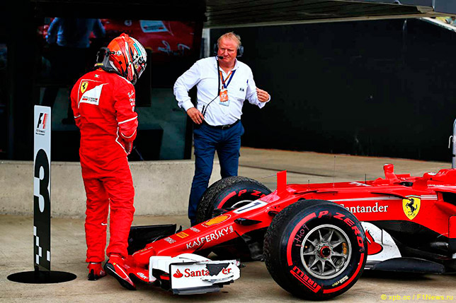 Кими Райкконен после финиша Гран При Великобритании