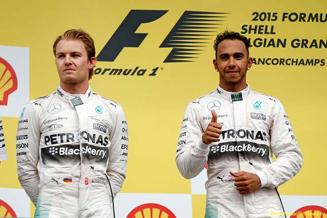 Нико Росберг и Льюис Хэмилтон