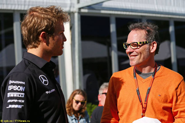 Нико Росберг и Жак Вильнев