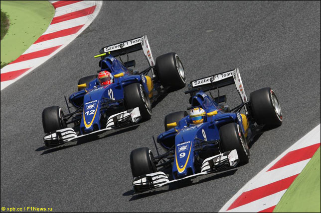 Фелипе Наср и Маркус Эриксон