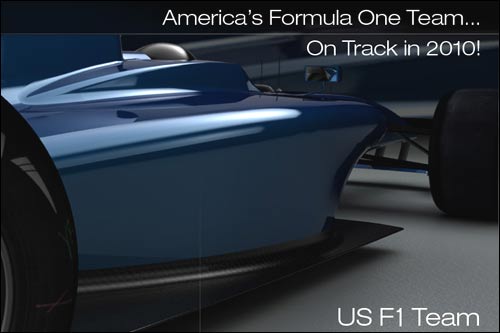 Заглушка на официальном сайте US F1