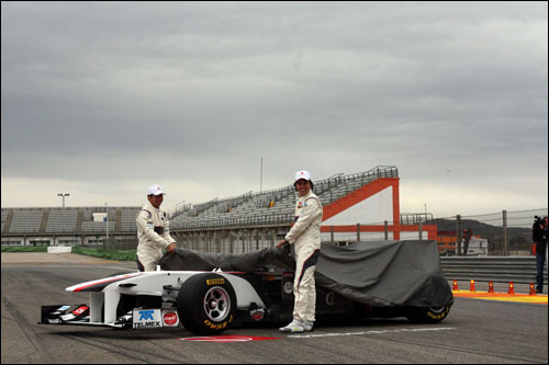 Презентация Sauber 2011 года в Валенсии