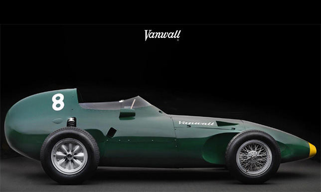 Реплика исторической машины Vanwall VW 5, фото компании Vanwall 1958