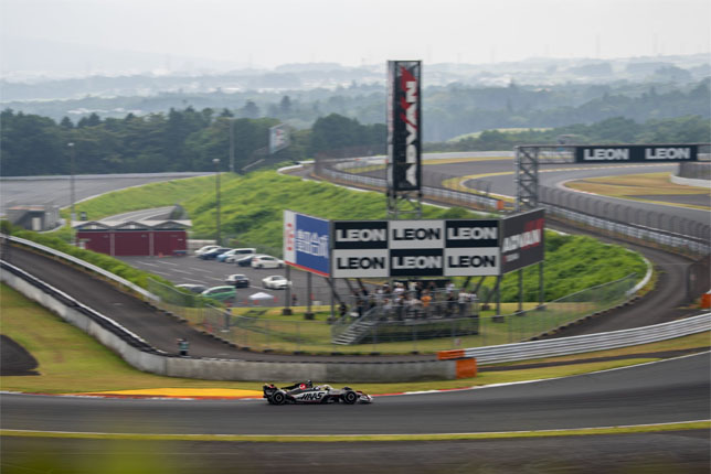 Сё Цубои на тестах в Фудзи