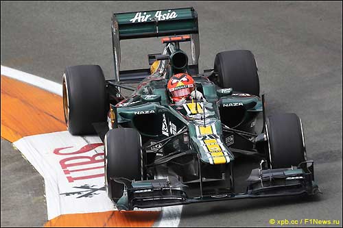 Хейкки Ковалайнен на тренировках в Валенсии