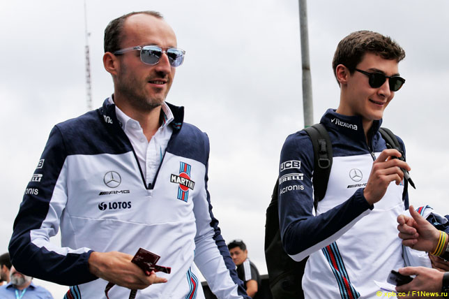 Роберт Кубица и Джордж Расселл