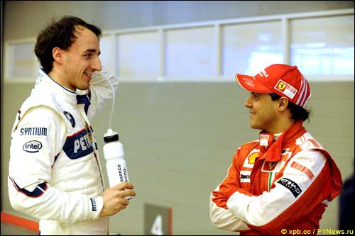 Роберт Кубица и Фелипе Масса