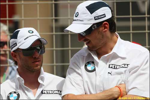 Ник Хайдфельд (слева) и Роберт Кубица