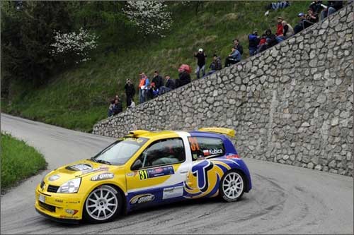 Экипаж Роберта Кубицы на ралли 