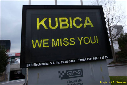 Все желают Роберту Кубице скорейшего выздоровления