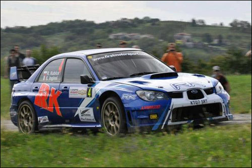 Экипаж Роберта Кубицы на дистанции ралли Citta' di Bassano