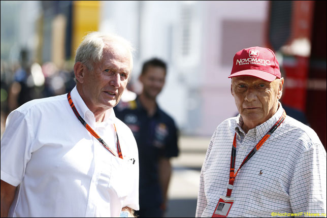 Ники Лауда и Хельмут Марко